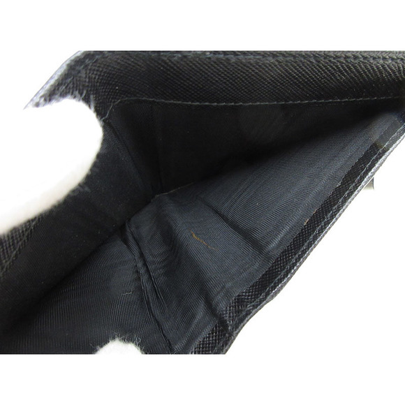 Prada Double Hook Wallet Black Saffiano - Picture 6 of 7